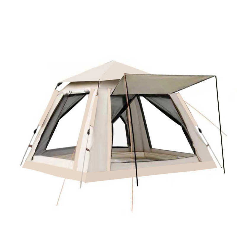 驿泊户外全自动速开四面帐篷户外便携式折叠帐篷徒步旅行野营帐篷
