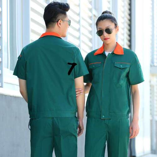 Summer Short-sleeved Work Clothes Suit Men