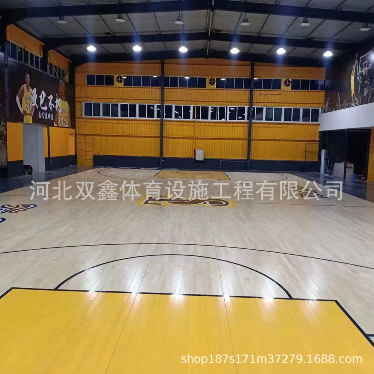 篮球馆运动木地板羽毛球馆木地板健身房舞台室内体育运动木地板