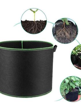 种美植袋树袋加厚黑色无纺布出口加仑阳台楼顶种植瓜果蔬菜袋包邮