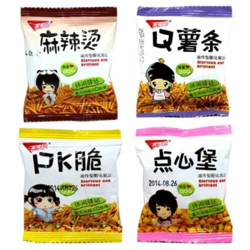 特色休闲零食品 五味园点心堡 PK脆 Q薯条办公室零食小吃 5斤/包