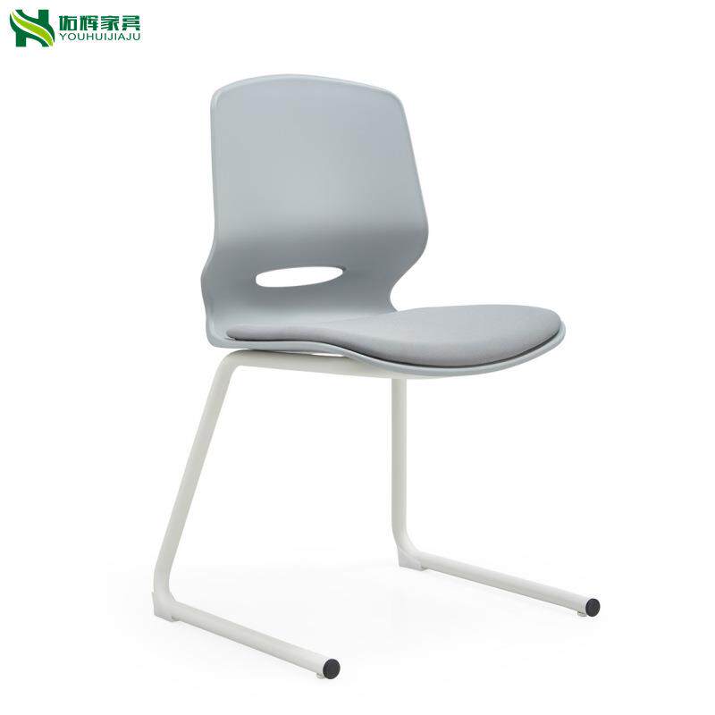 塑钢四脚椅可堆叠会场椅学生培训椅员工椅接待椅洽谈椅雪橇脚餐椅