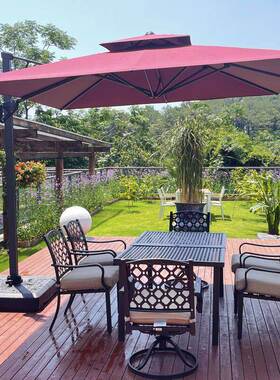 AMT爱美特户外遮阳伞庭院伞酒店伞景区太阳伞商用铺面伞户外伞