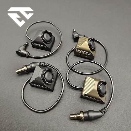 手电筒M600/M300 镭射PEQ线控鼠尾开关DC/SF接口适配20mm轨
