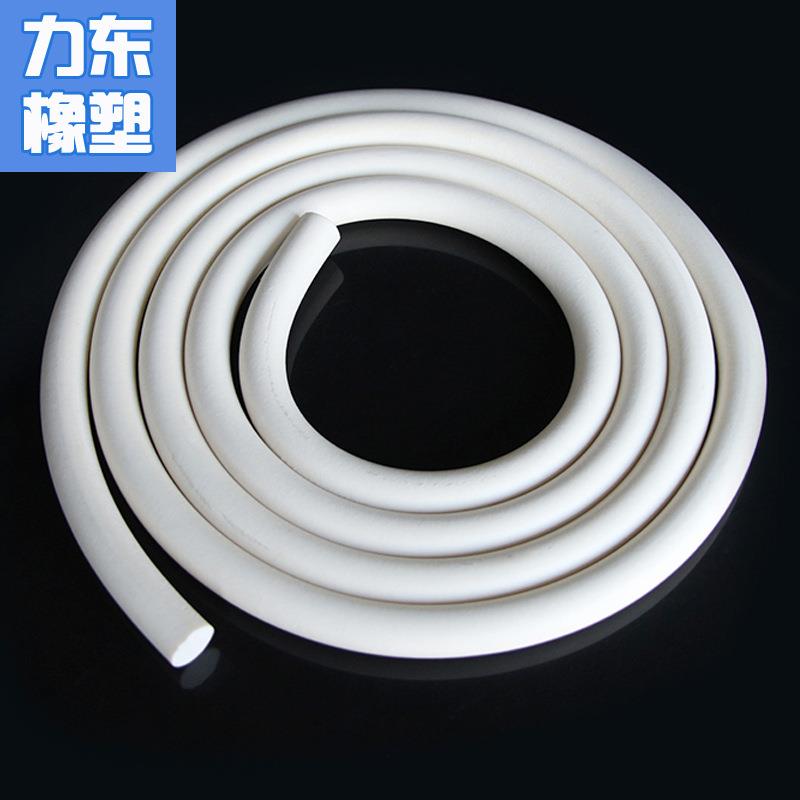 耐高温硅胶海绵发泡圆条直径23456810mm盒子灯具防水发泡硅橡胶