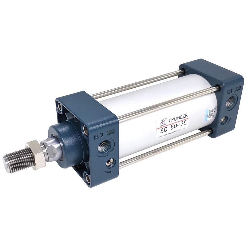 星辰气动标准气缸SC63-25/50x75/100*125/150/175/200/250S亚德客