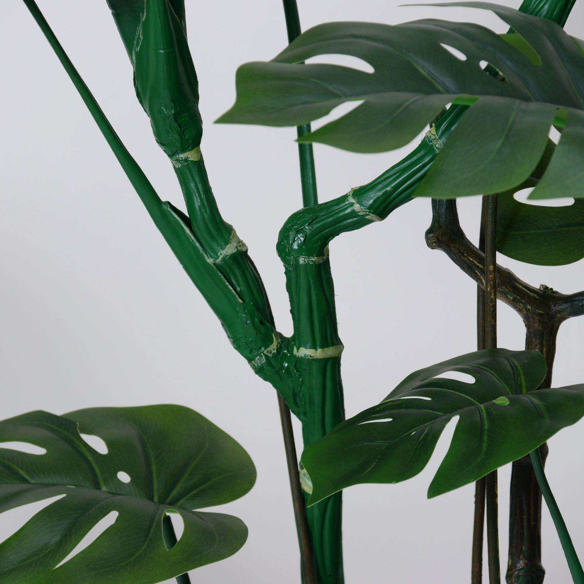 仿真绿植龟背竹假树盆栽大型橱窗室内落地装饰摆件仿生植物造景