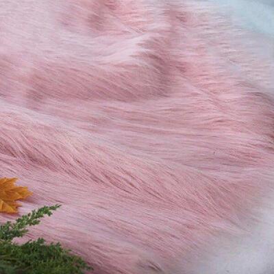 1 Meter Luxury Long Haired Faux Fur Fabric Pile Plush