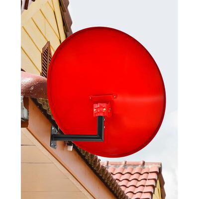 重型钢风向标安装支架,黑色,适合直径不超过 1.91 厘米的杆子,8.2