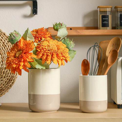 Kitchenware Storage Canister Ceramic Sealed Jar Vase
