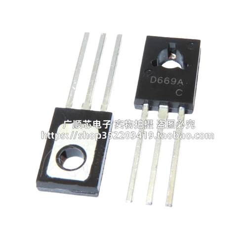 2SD669A TO-126 2SB649A 三极管 D669A 音频功放推动对管