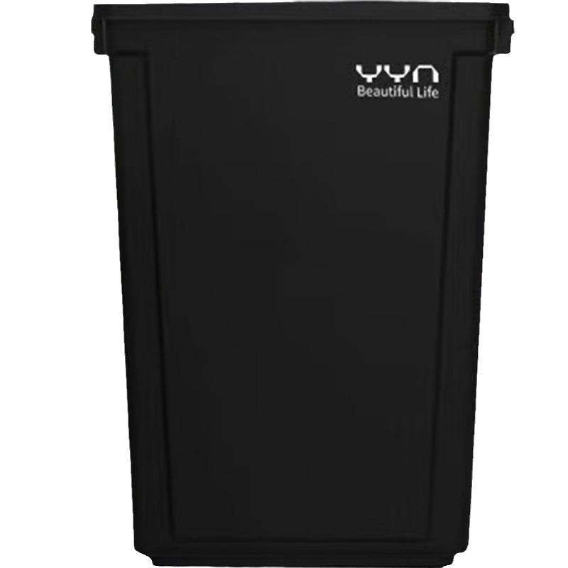 正方形方形无盖垃圾桶商用大容量餐饮家用超大厨房厨余大号户外