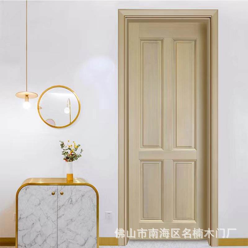 新中式室内门原木门实木门入户门卧室门厨房门卫生间门木门