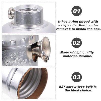 Retro Lamp Holder E27 Socket Pull Switch Zipper Vintage
