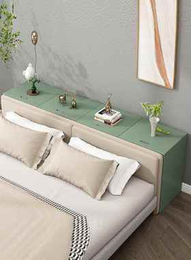 实KNS木头柜隙柜卧室榻榻米床尾长缝窄条床边收纳夹缝床储物置物