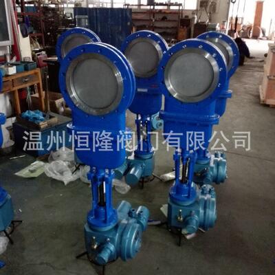 特价电动暗板刀闸阀暗板电动圆法兰刀型闸阀电动双法兰刀闸阀
