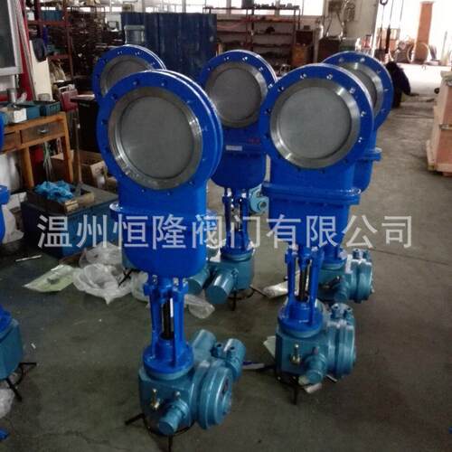 特价电动暗板刀闸阀暗板电动圆法兰刀型闸阀电动双法兰刀闸阀