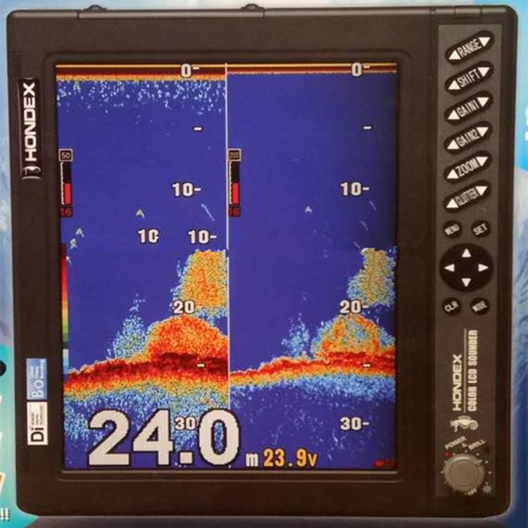 供应日本海马10.4寸HE-7311探鱼器探头1KW 2KW 3KW