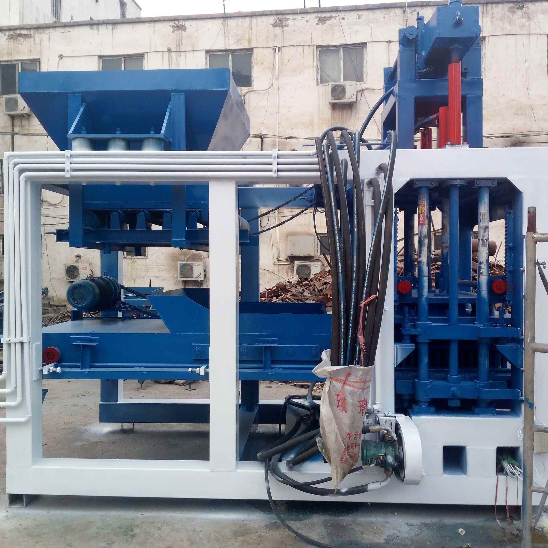 QT6-15全自动液压免烧砖机空心砖机配套叠板机上板机