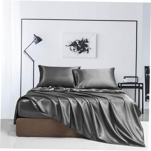 stain silk bedsheet sets fitted bed sheet set bedding cover