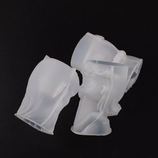 div睡美人花美人盆栽树脂滴胶磨具人像石膏蜡烛台硅胶模具