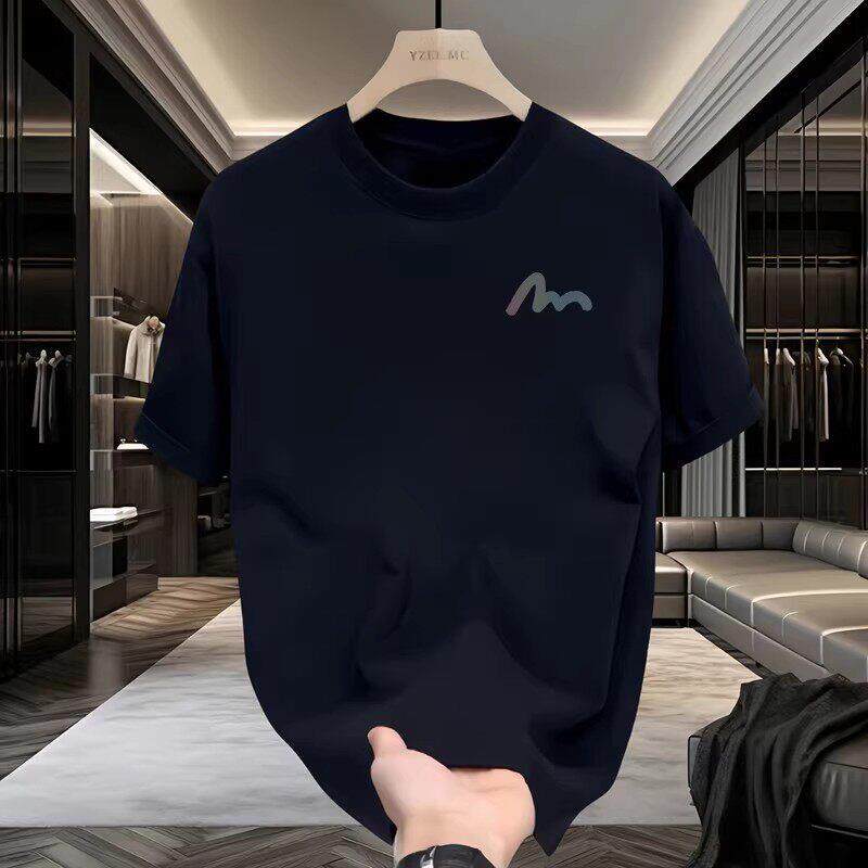 香港潮牌夏季纯棉100%短袖T恤男士宽松休闲百搭上衣情侣半袖圆领