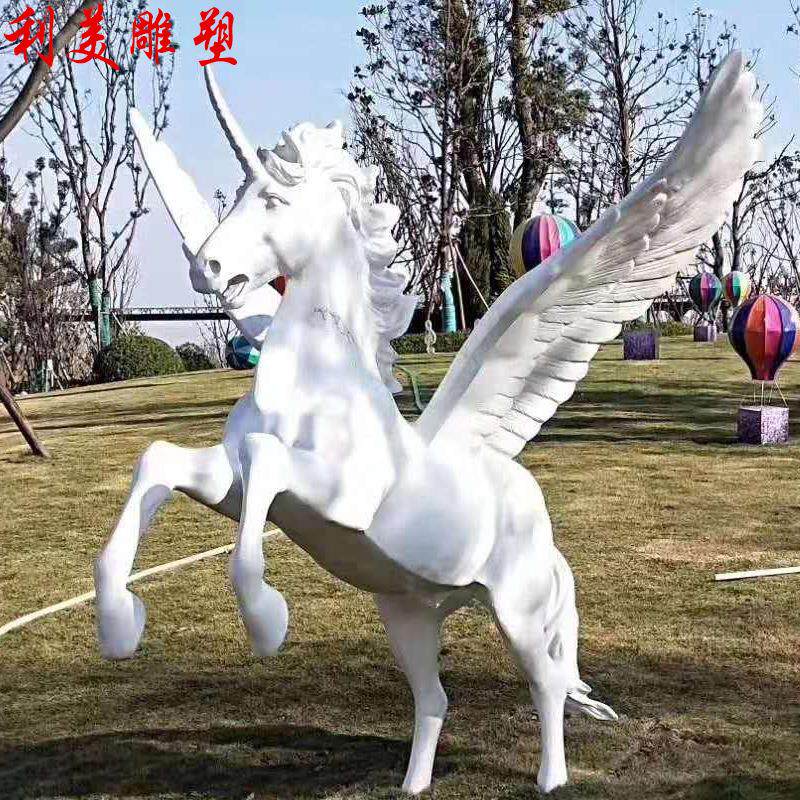 雕塑厂家玻璃钢马雕塑户外大型仿真马园林景观动物树脂摆件现货