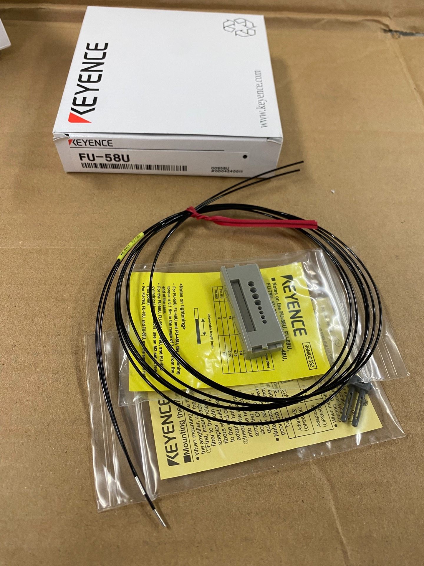 FU-58U全新原装正品基恩士光纤，配件齐全,实物直接拍