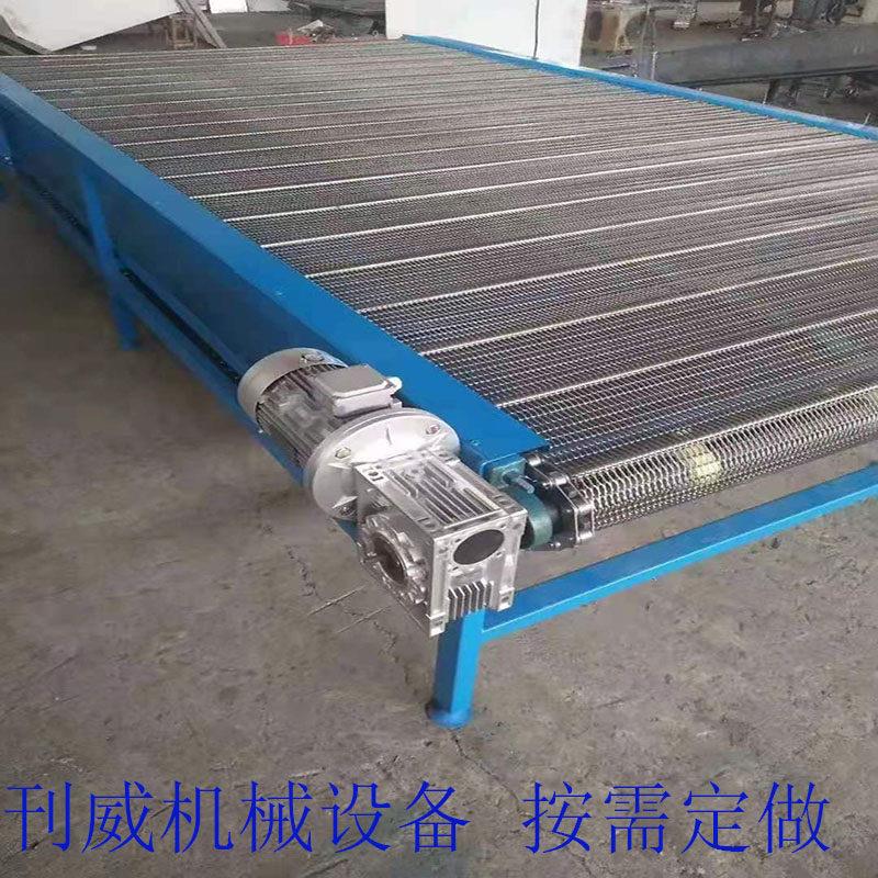 网带输送机不锈钢网炼传送工业网带输送机快递分拣线小型提升机