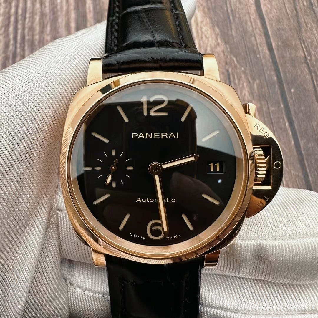 公价13.35万】98新沛纳海18K玫瑰金PAM01029自动机械38mm男表正品