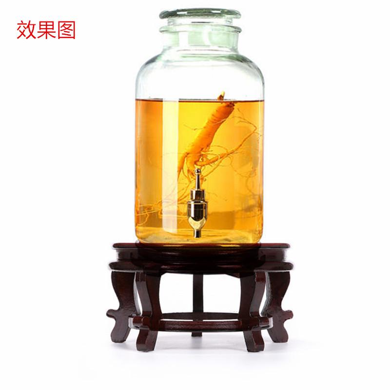 中式圆形花盆奇石花瓶鱼缸酒坛佛底座托架摆件垫高花架承重聚宝盆