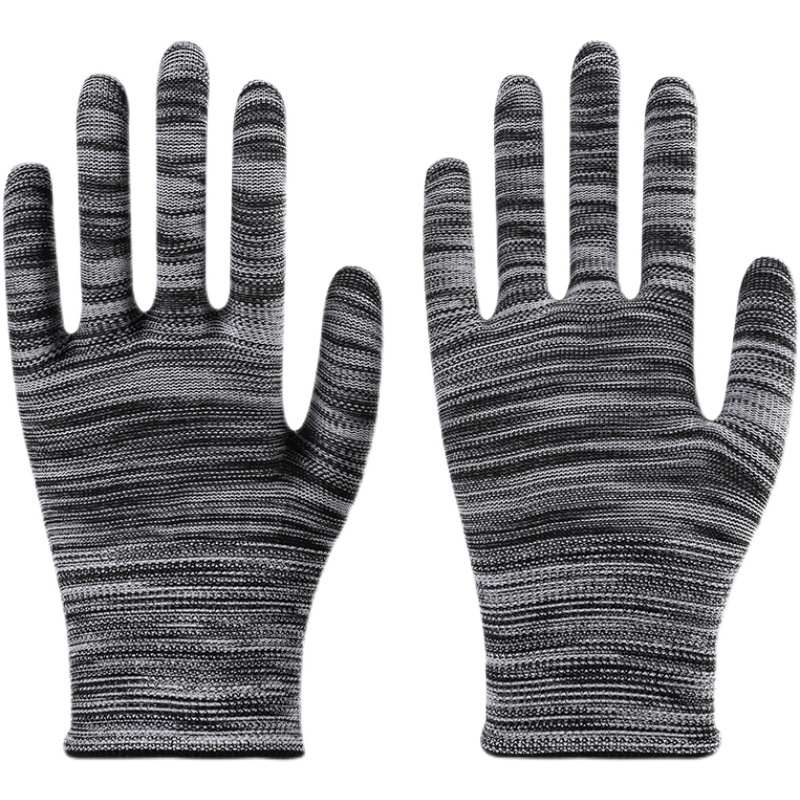 36双夏季超薄款尼龙线透气工作手套劳保弹力性开车防晒男女礼仪用