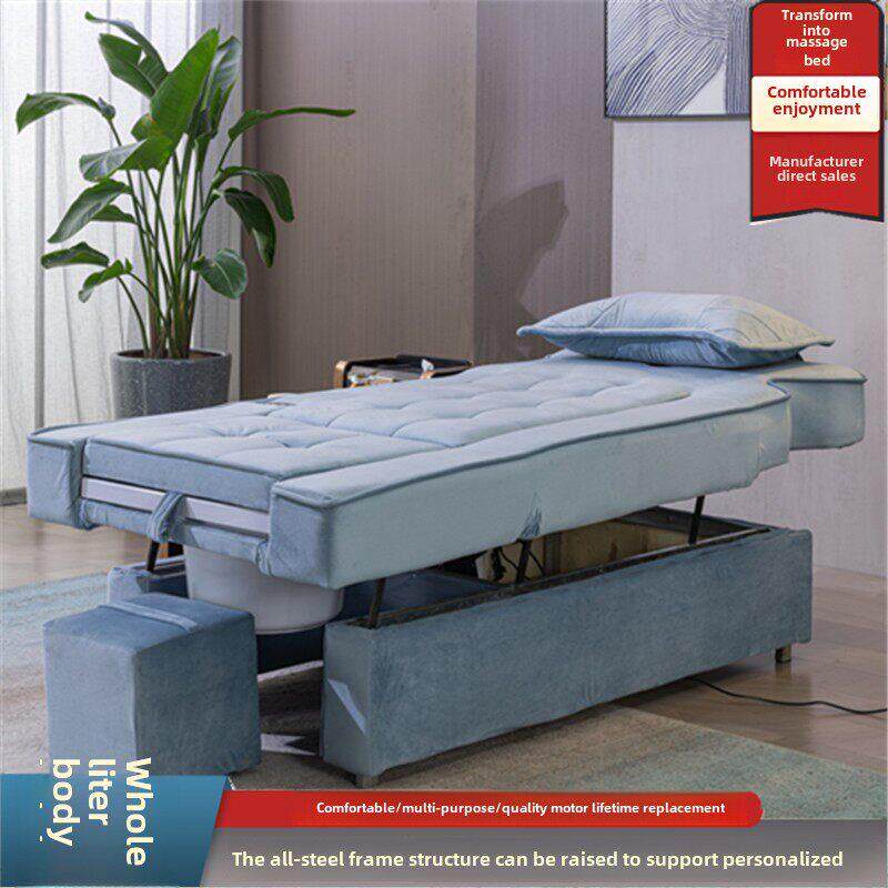 足部按摩足浴沙发电动足浴整体提升足浴Spa挖耳按摩头治疗一体化