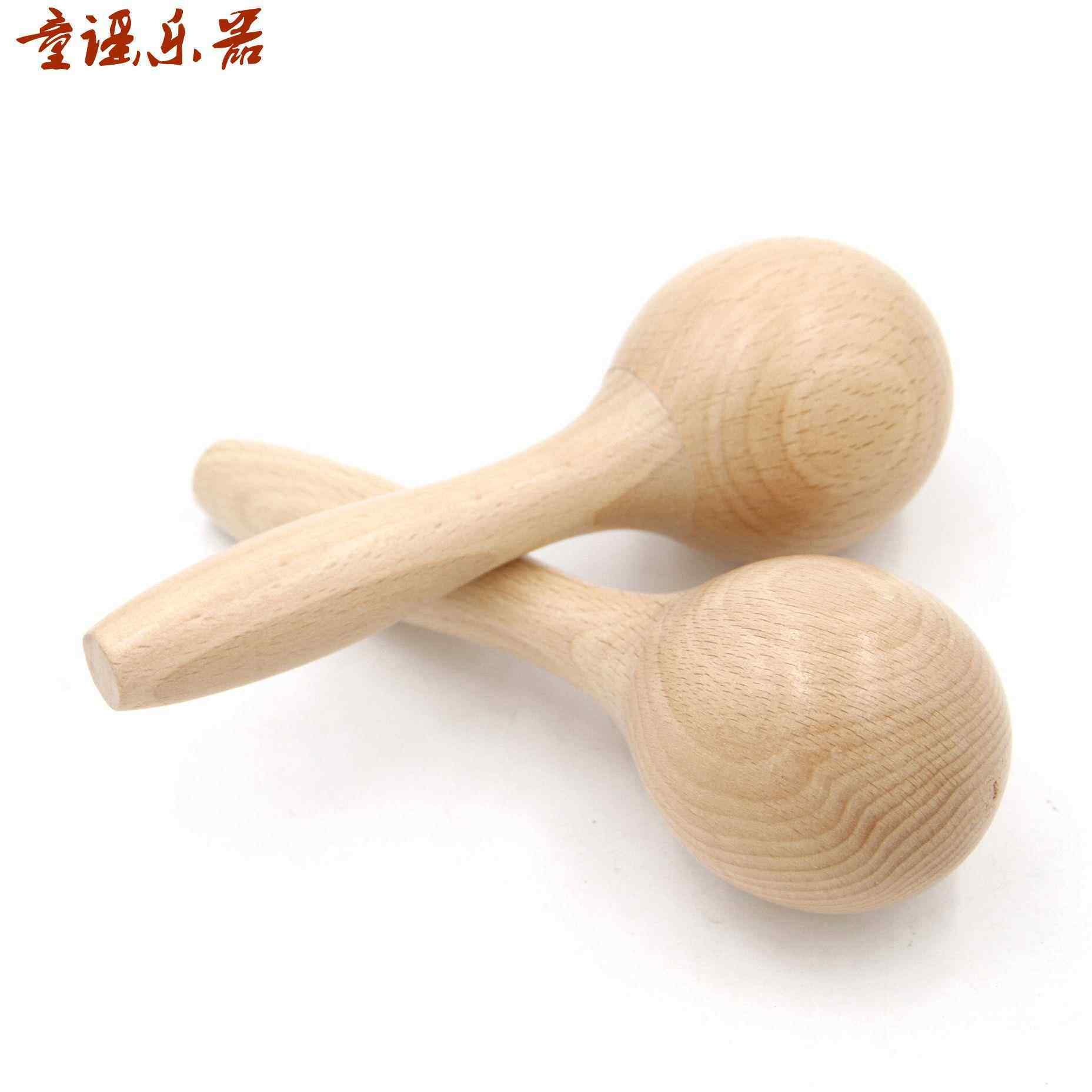 厂家奥尔夫打击乐器 木沙锤 清漆沙锤 榉木沙锤