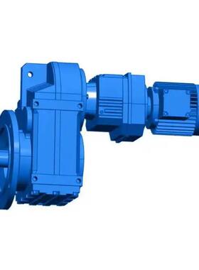 圆锥斜齿圆柱齿轮减速器泰工FF57-44.84-1.5KW减速机承载力大