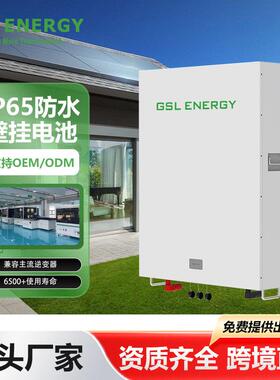 家庭储能电池壁挂式储能墙10KWH磷酸铁锂电池太阳能家庭储能壁挂