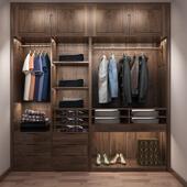 黑胡桃木衣柜黑胡桃实木家用卧经济型移门组室装 木质衣色橱