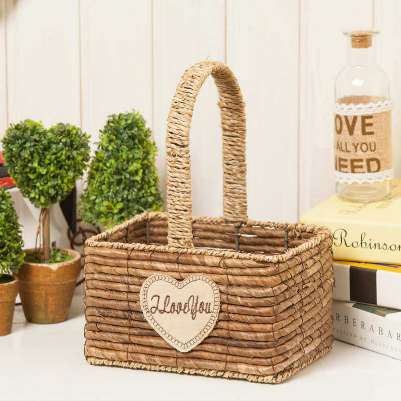 草编篮子田园店绿欧式手提植工厂肉多田园创意藤编纯手工花花篮插,鲜花速递/花卉仿真/绿植园艺,花盆,淘宝优惠券,粉丝福利购,淘宝优惠卷