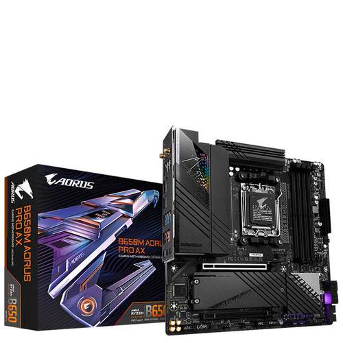 技嘉B650M AORUS PRO AX D5主板适用CPU 7500F/7600X/7700/7900X
