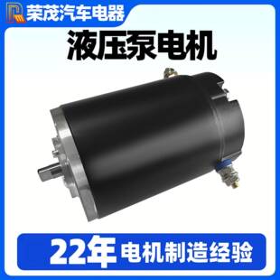 4000转有刷直流电机 12V液压泵电机500W永磁有刷电机 工厂直销