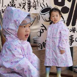 新2025日系卡通儿童雨衣男童防水加厚全身女孩幼儿园学生分体雨披