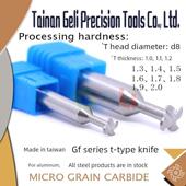 1.6 2.0mm 1.2 1.9 1.8 1.7 1.5 1.4 1.3 1.1 D8T槽形铣刀厚度1.0