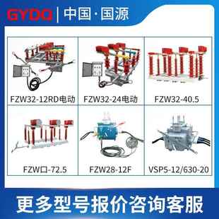 12户外高压融10kv六氟化硫真空开关 国源一二次合柱上负荷开关GPS