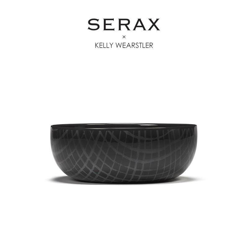 比利时进口Serax设计师款陶瓷碗家用格纹汤碗面碗沙拉碗迷你小碗