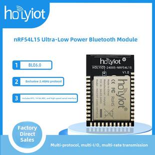 nRF54L15超低功耗蓝牙模块BLE6.0多协议无线电远距离高级安全性