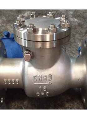 不锈钢单向止回阀卧式逆止阀H41W/H44W-16