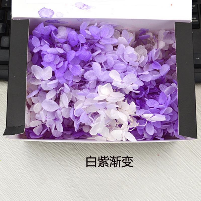 新款直销永生绣球双色渐变塔状木串木绣球永生花 生日礼物情人节