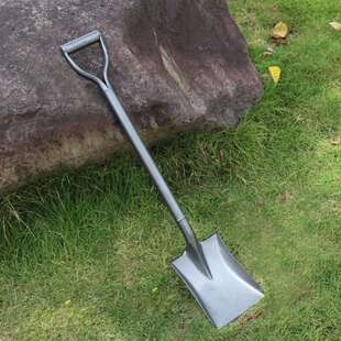 鸣固防汛抗洪全钢铁铲工程锰钢淬火铁锹除雪铲雪锹园林农用钢柄铁