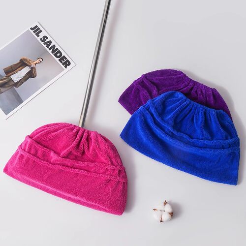 Lazy Broom Dusting and Mopping Cloth, Dual-Use for Dry and W