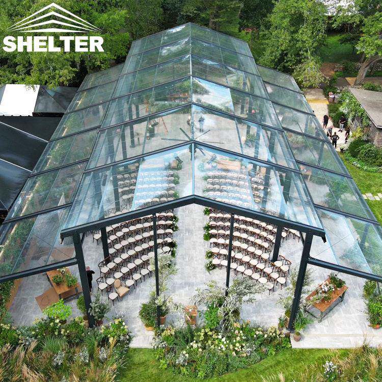 跨境新款赛尔特工厂直销户外婚宴婚礼帐篷装配式豪华铁艺篷房建筑